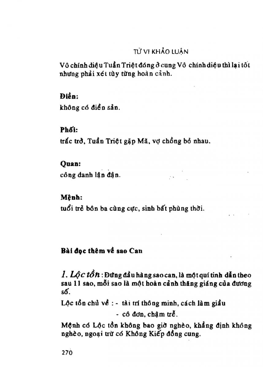 Tử Vi Khảo Luận - 270