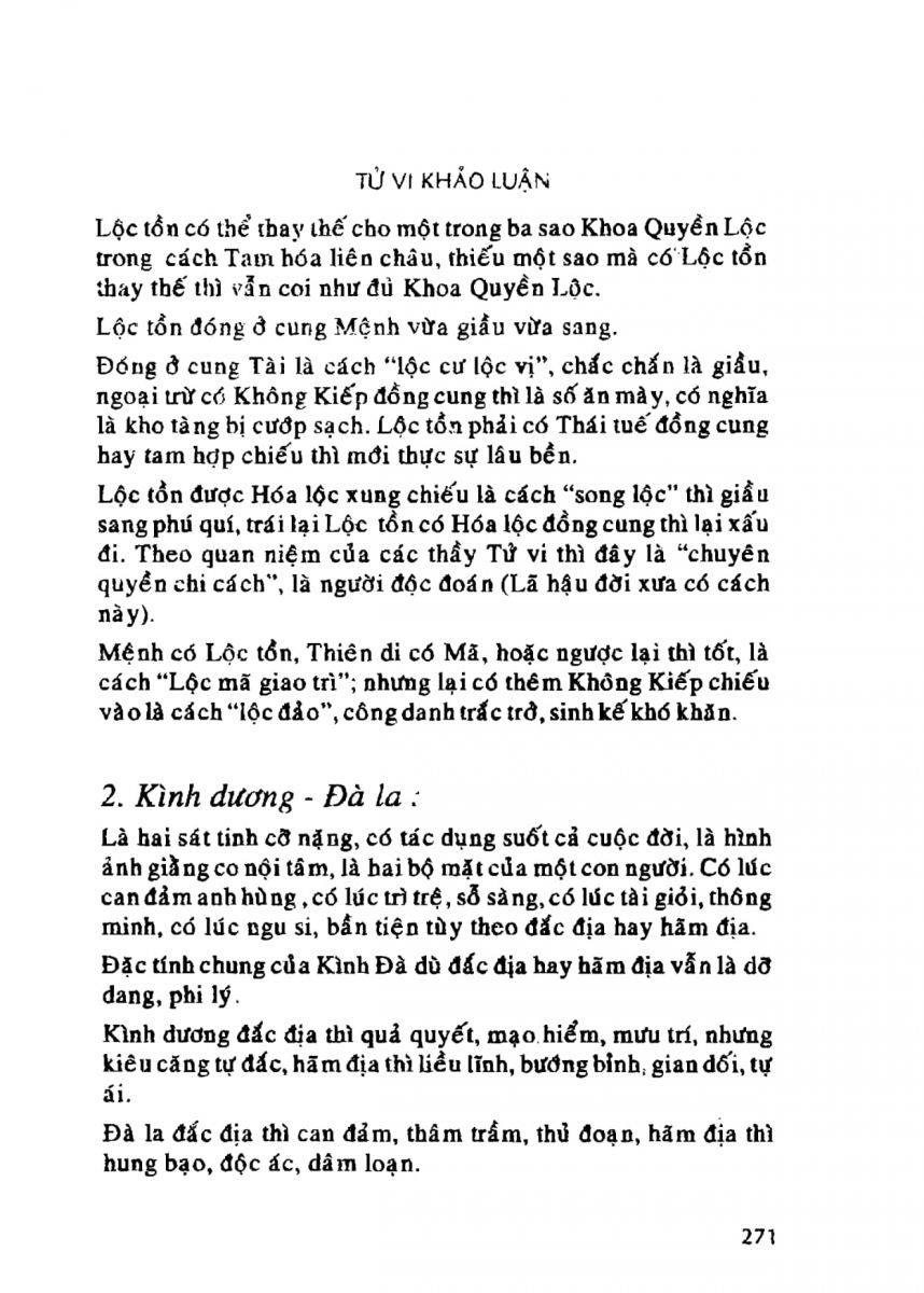 Tử Vi Khảo Luận - 271