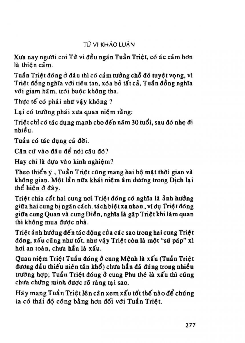 Tử Vi Khảo Luận - 277