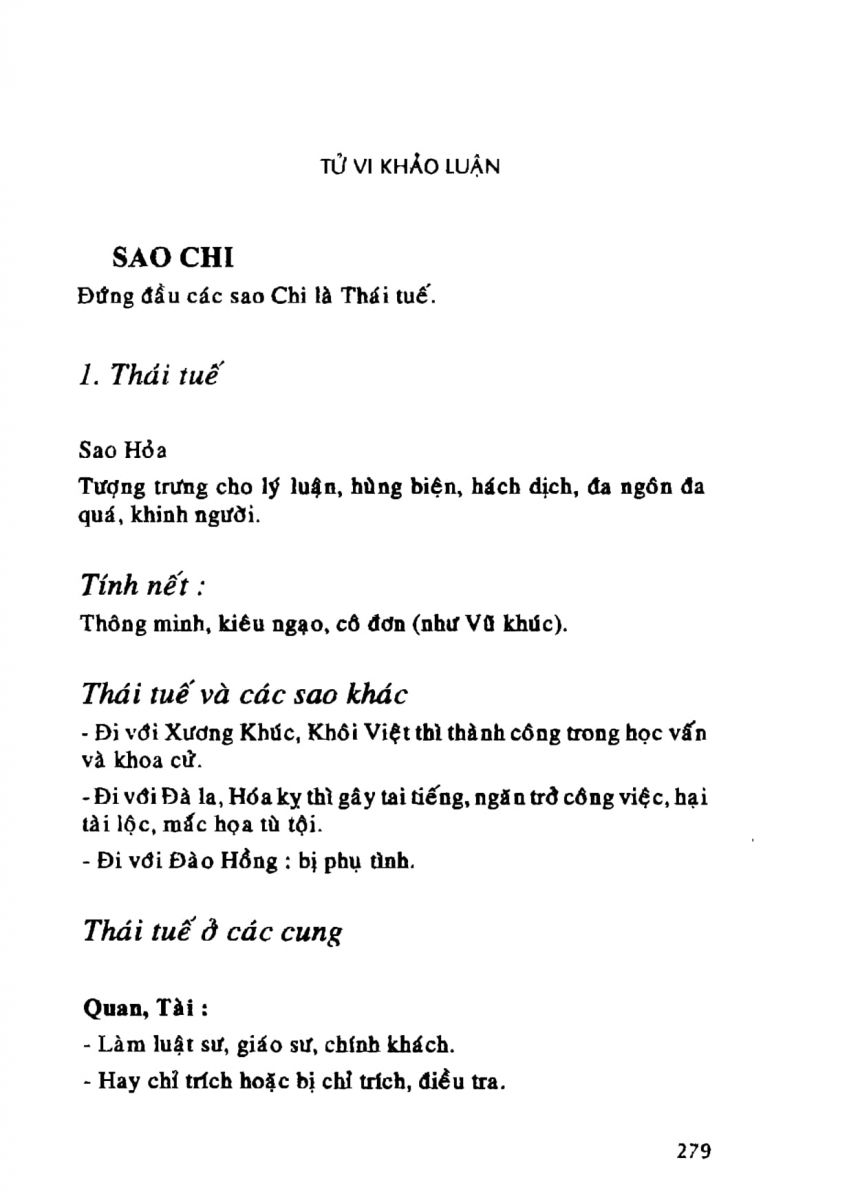 Tử Vi Khảo Luận - 279