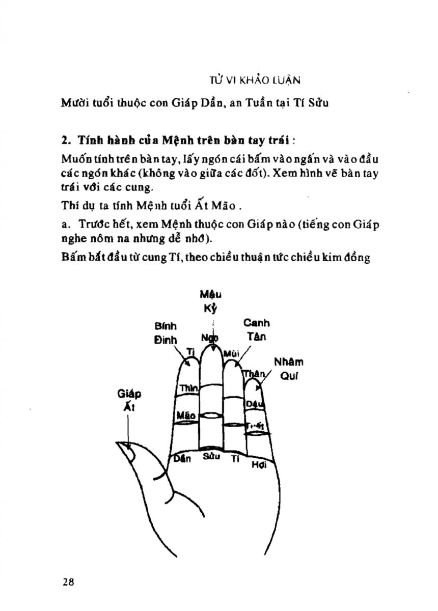 Tử Vi Khảo Luận - 28