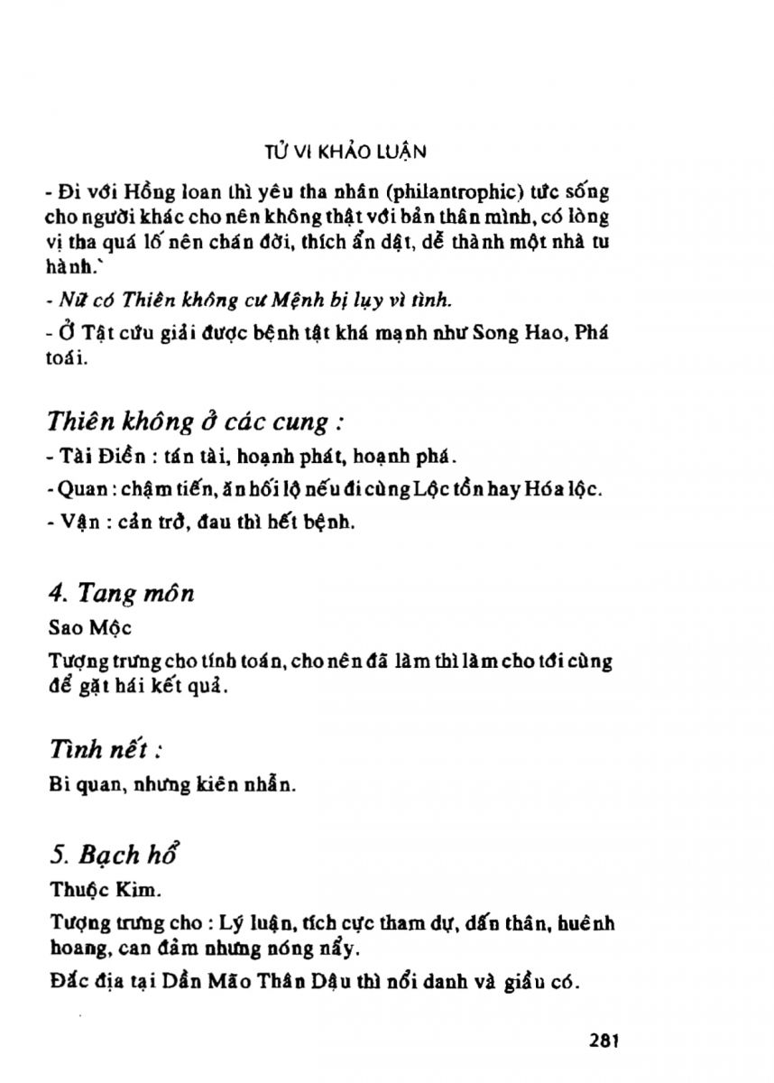 Tử Vi Khảo Luận - 281