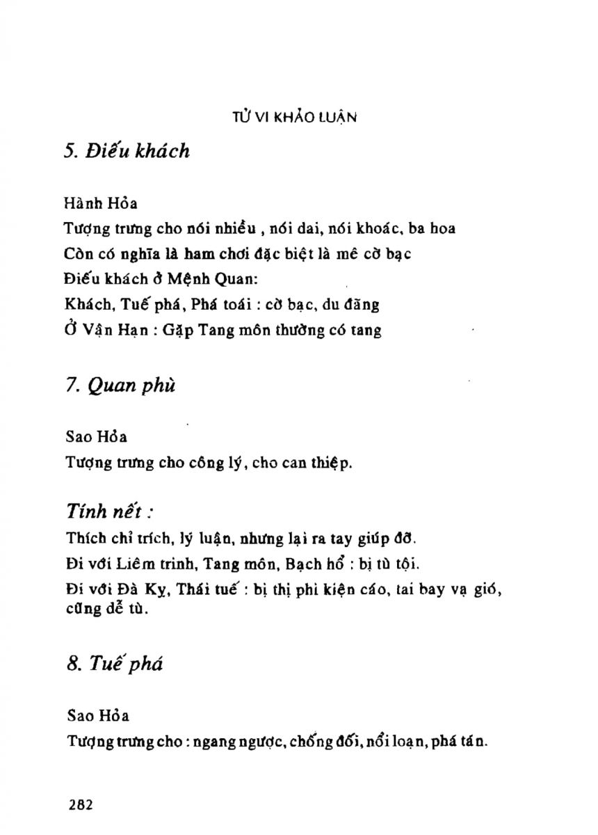 Tử Vi Khảo Luận - 282