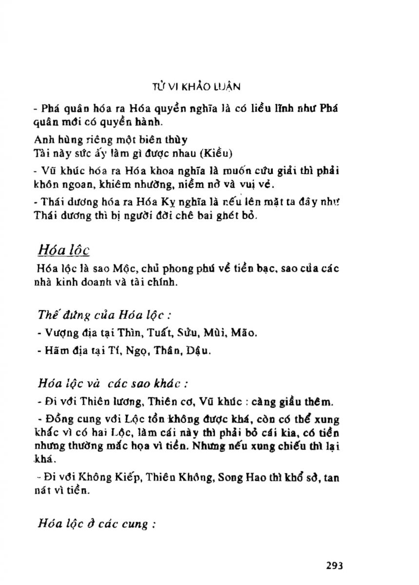 Tử Vi Khảo Luận - 293