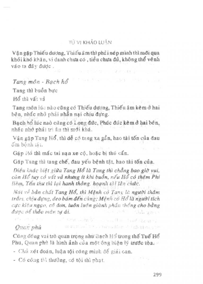 Tử Vi Khảo Luận - 299