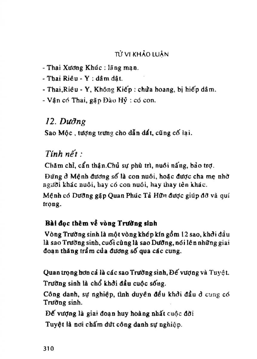 Tử Vi Khảo Luận - 310