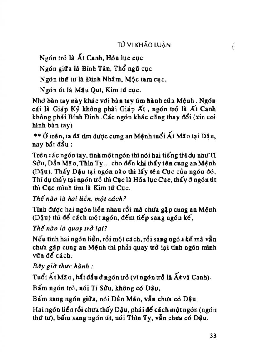 Tử Vi Khảo Luận - 33