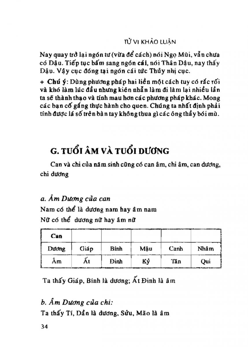 Tử Vi Khảo Luận - 34