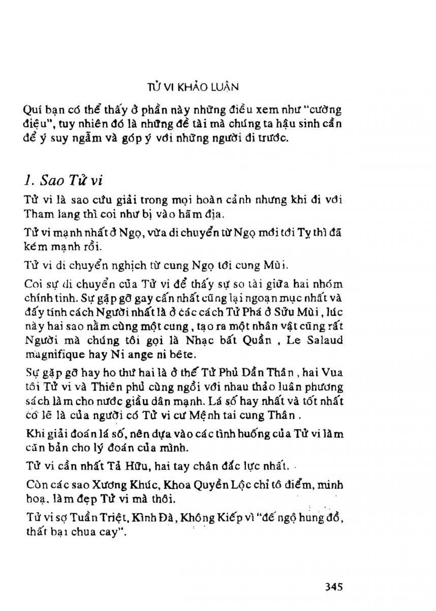 Tử Vi Khảo Luận - 345