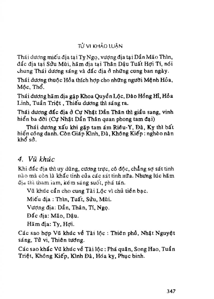 Tử Vi Khảo Luận - 347