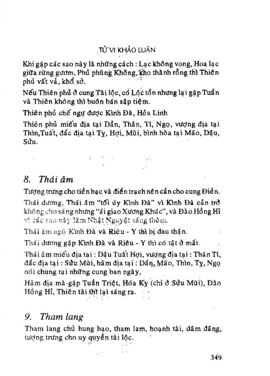 Tử Vi Khảo Luận - 349