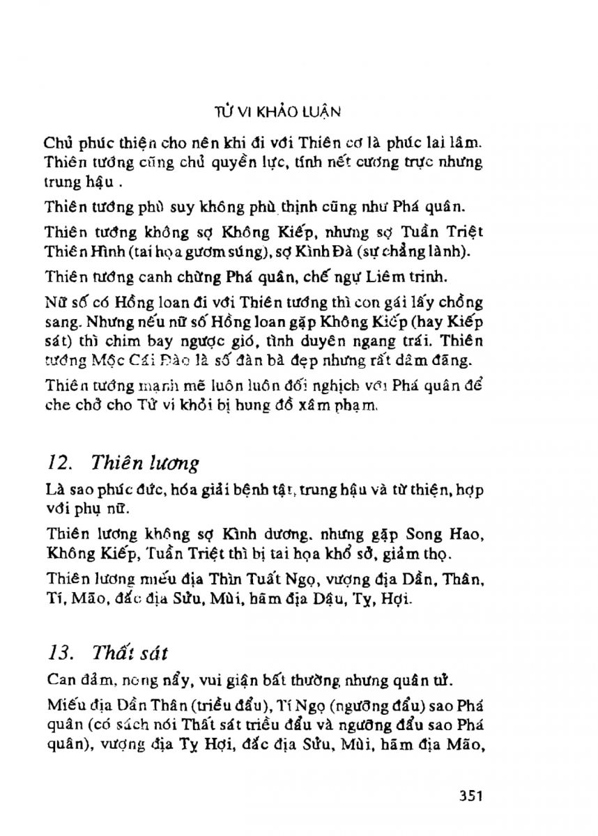Tử Vi Khảo Luận - 351
