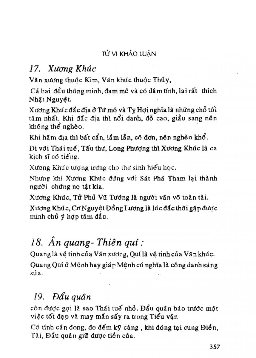 Tử Vi Khảo Luận - 357