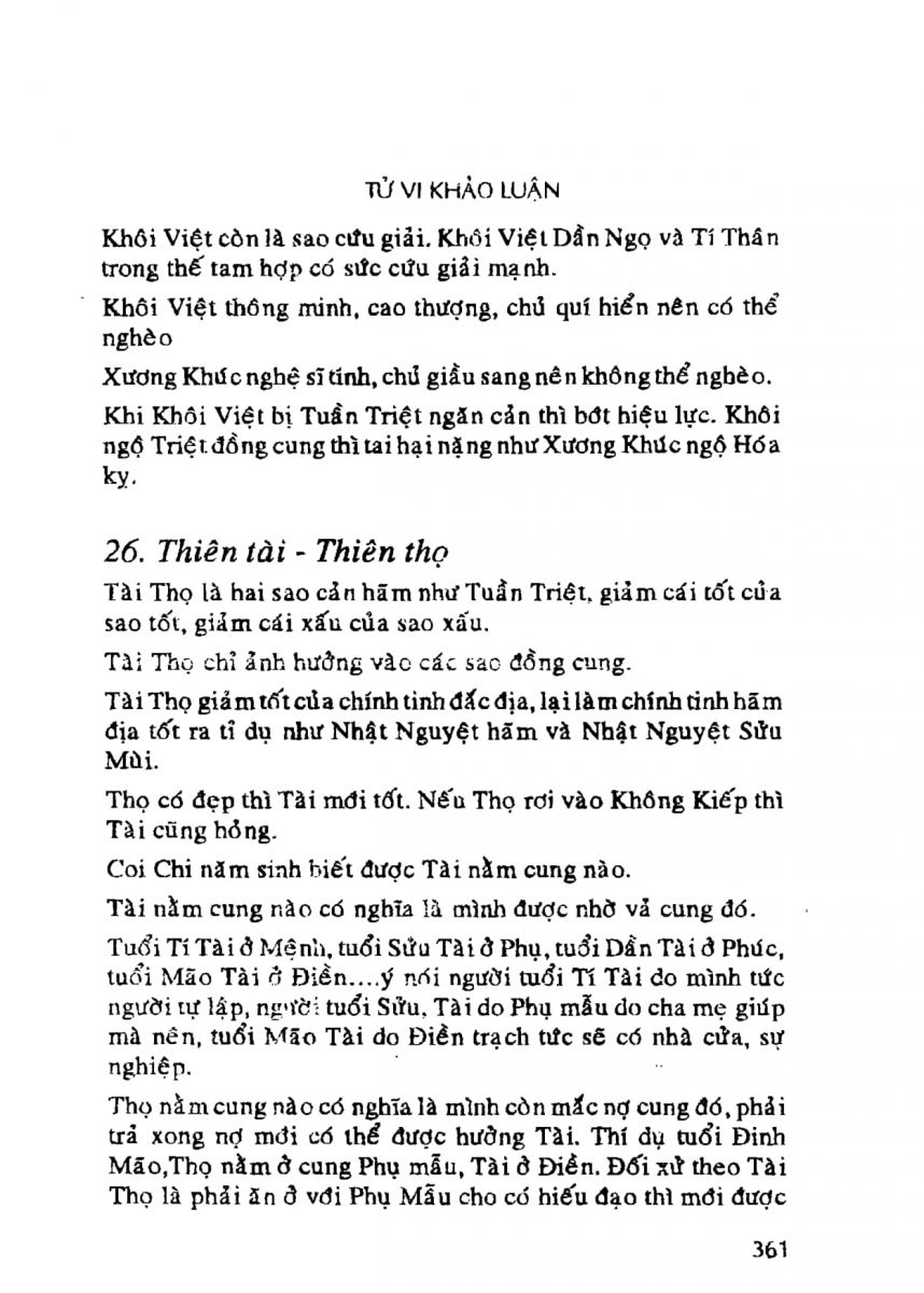 Tử Vi Khảo Luận - 361