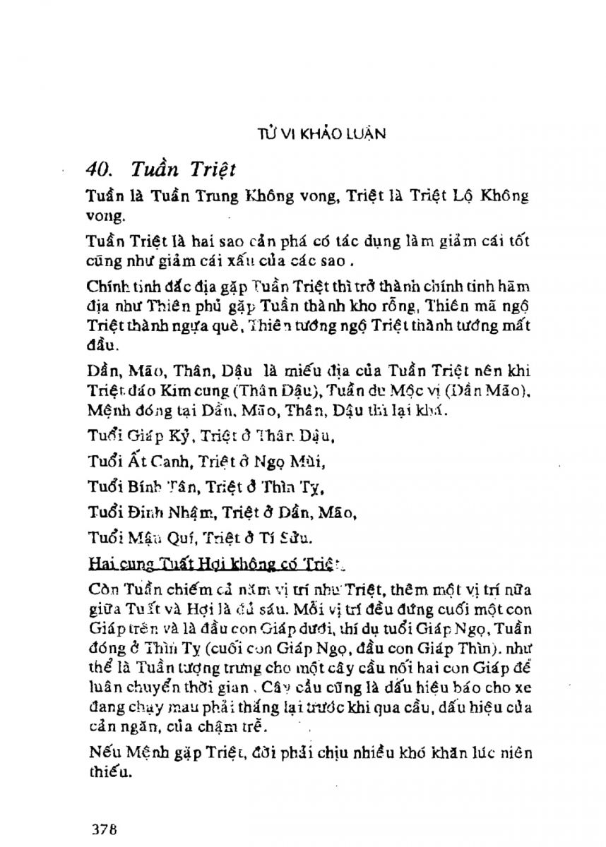 Tử Vi Khảo Luận - 378