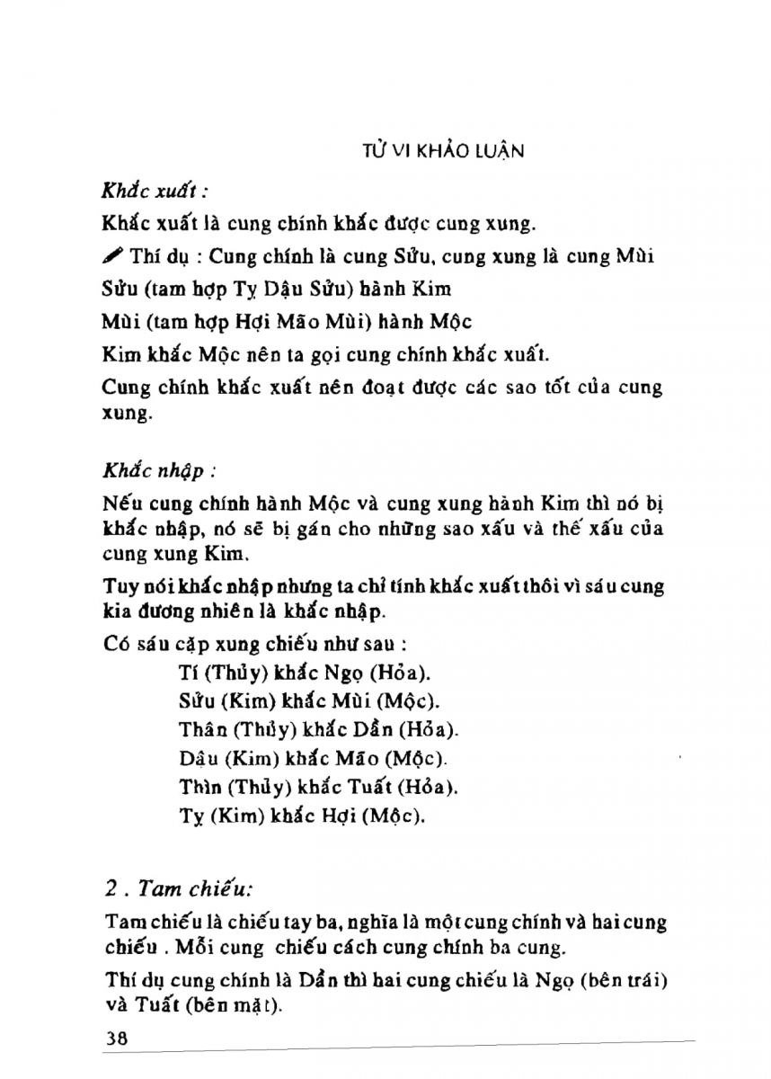 Tử Vi Khảo Luận - 38
