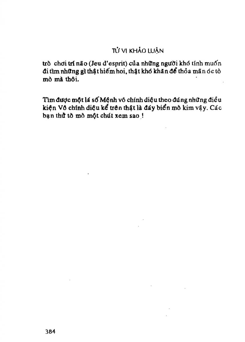 Tử Vi Khảo Luận - 384