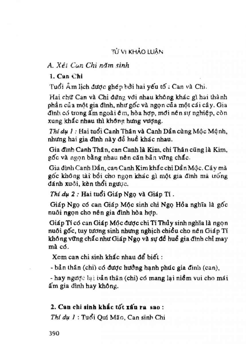Tử Vi Khảo Luận - 390