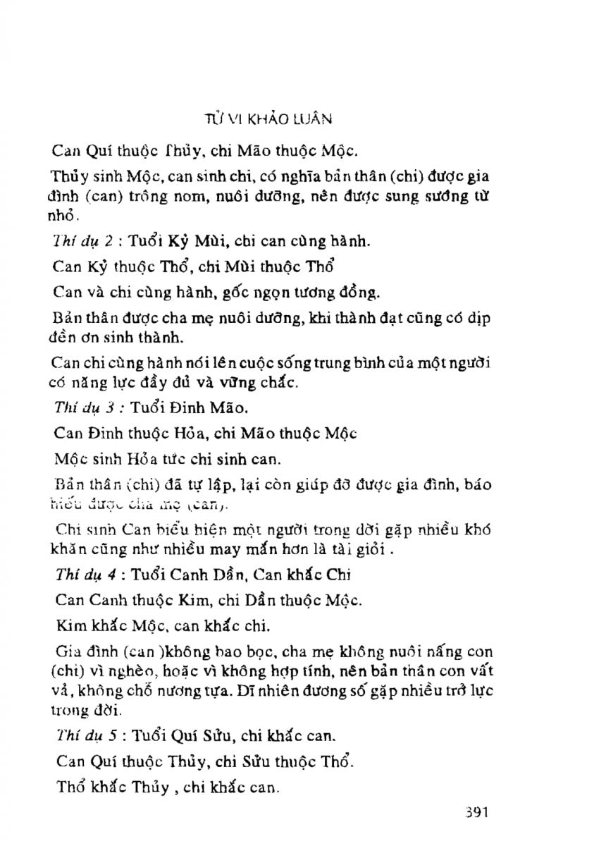 Tử Vi Khảo Luận - 391