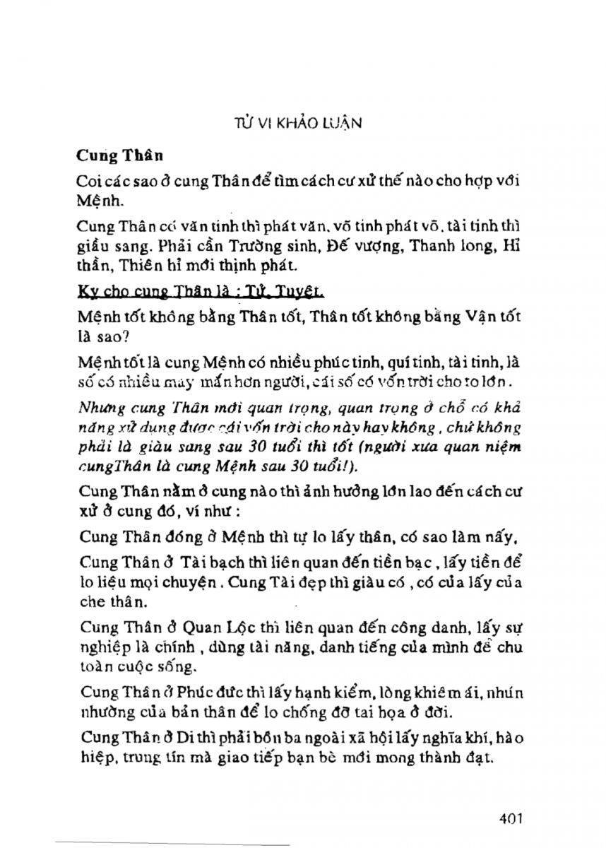 Tử Vi Khảo Luận - 401
