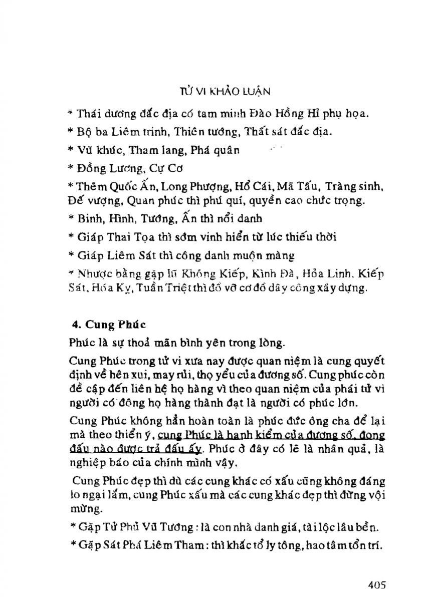 Tử Vi Khảo Luận - 405