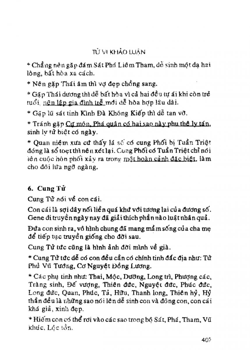 Tử Vi Khảo Luận - 407
