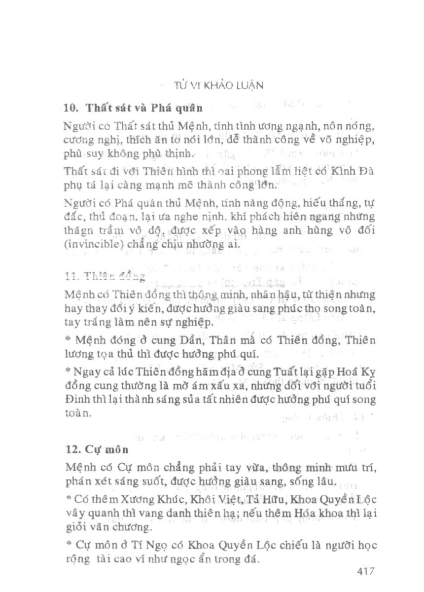 Tử Vi Khảo Luận - 417