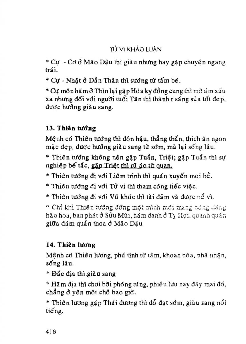 Tử Vi Khảo Luận - 418