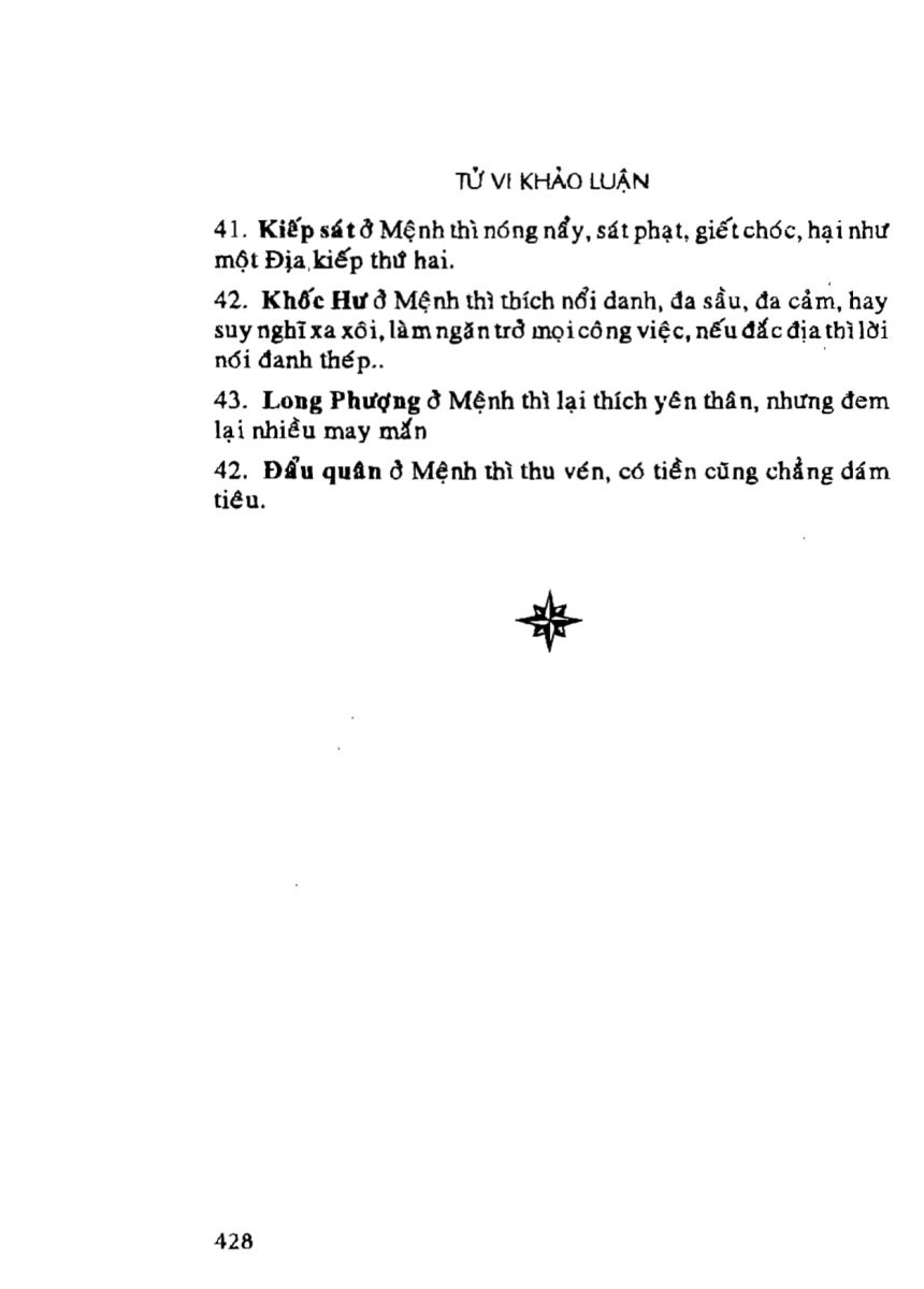 Tử Vi Khảo Luận - 428