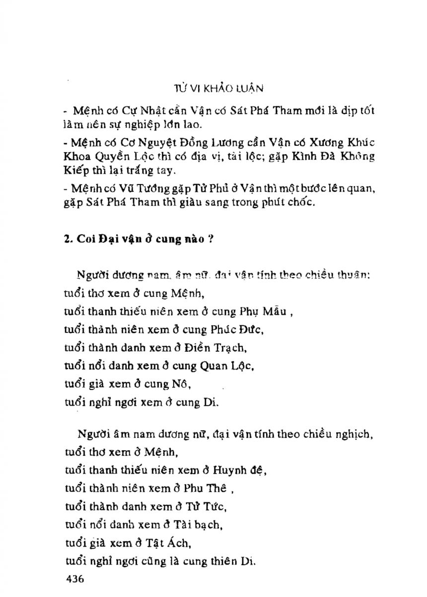 Tử Vi Khảo Luận - 436