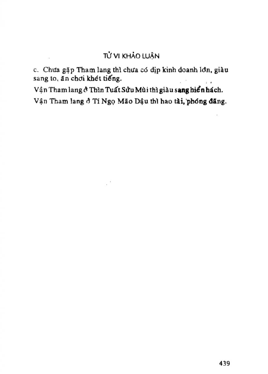 Tử Vi Khảo Luận - 439