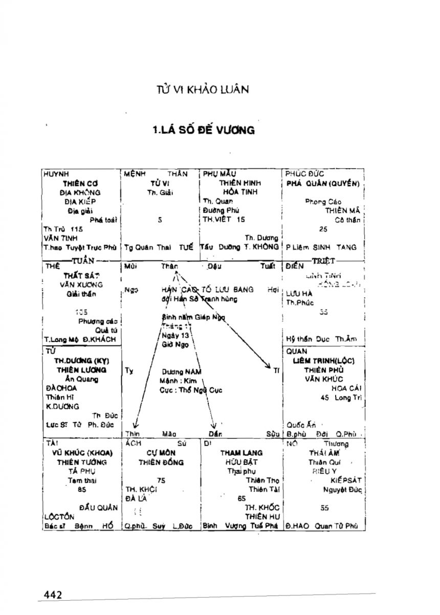 Tử Vi Khảo Luận - 442