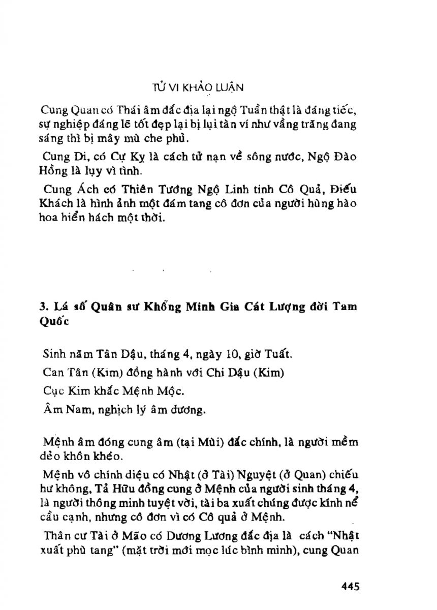 Tử Vi Khảo Luận - 445