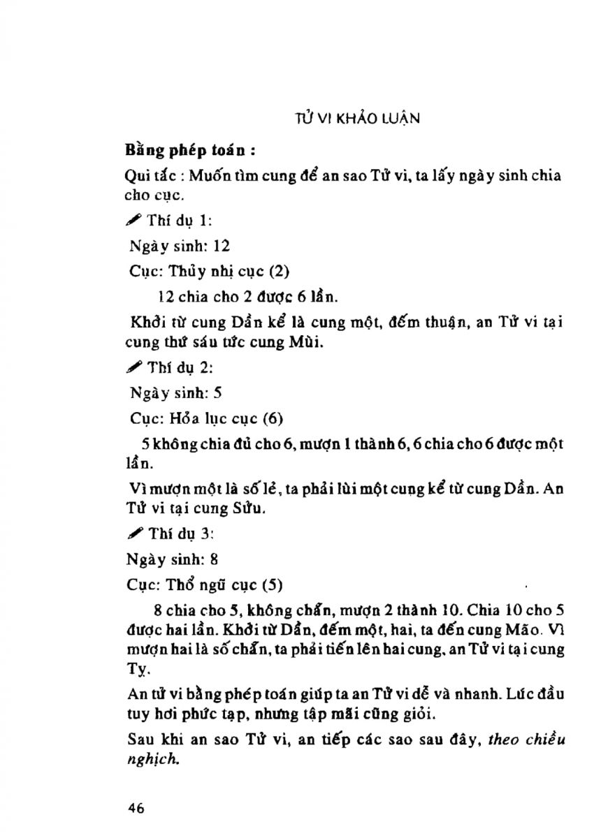 Tử Vi Khảo Luận - 46