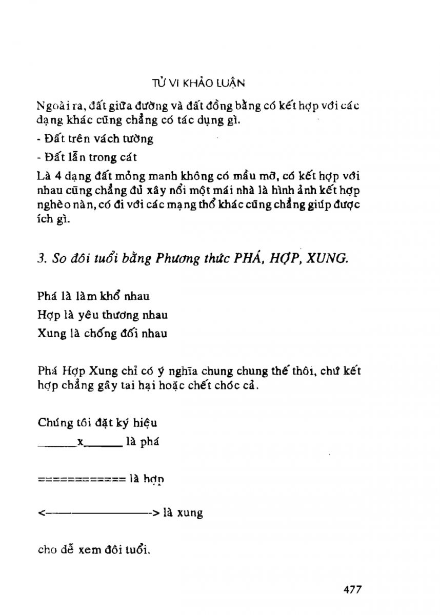 Tử Vi Khảo Luận - 477