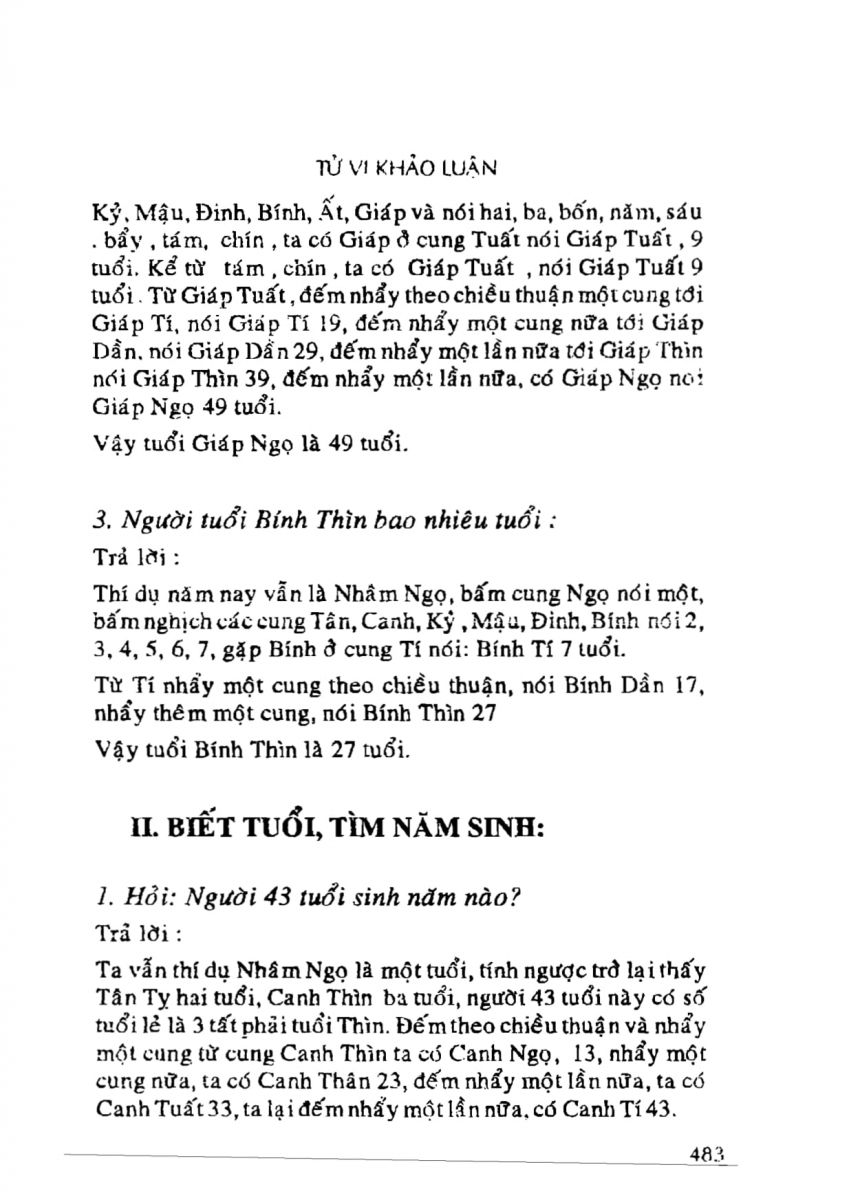 Tử Vi Khảo Luận - 483