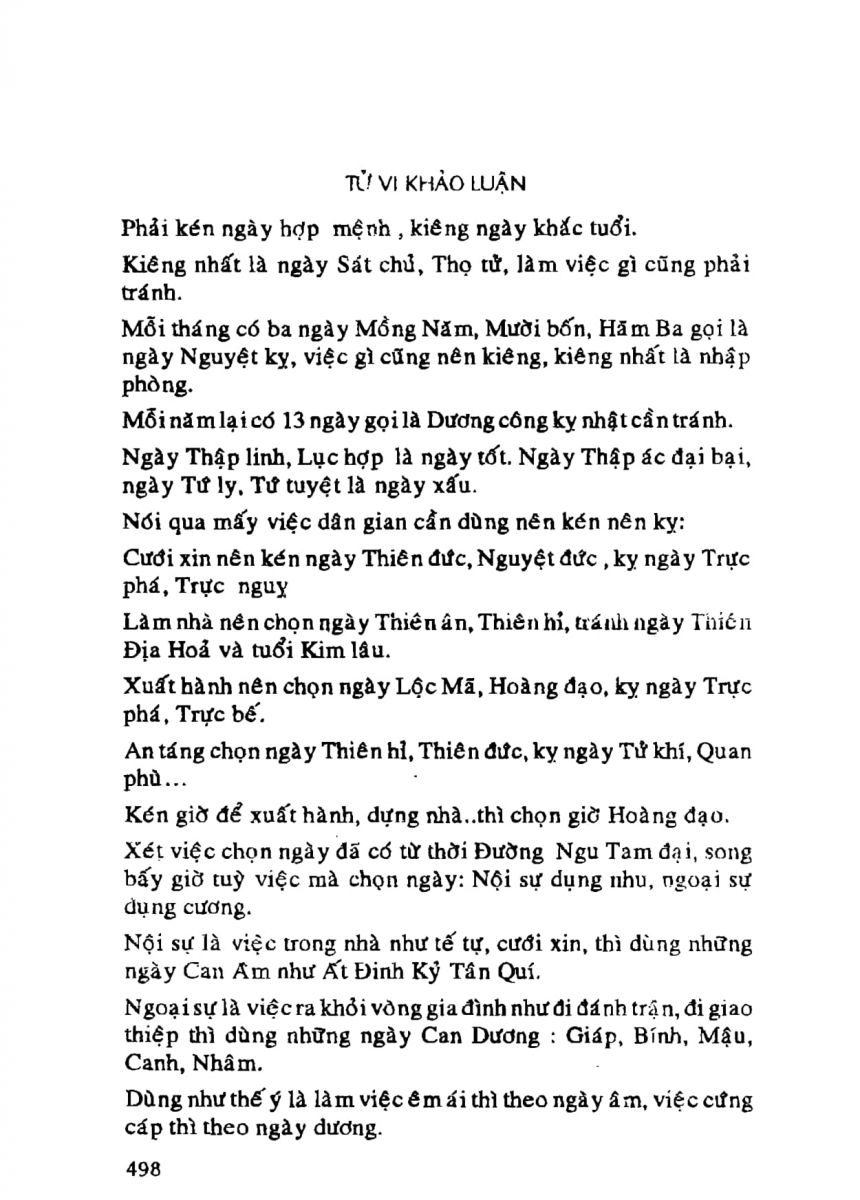 Tử Vi Khảo Luận - 498