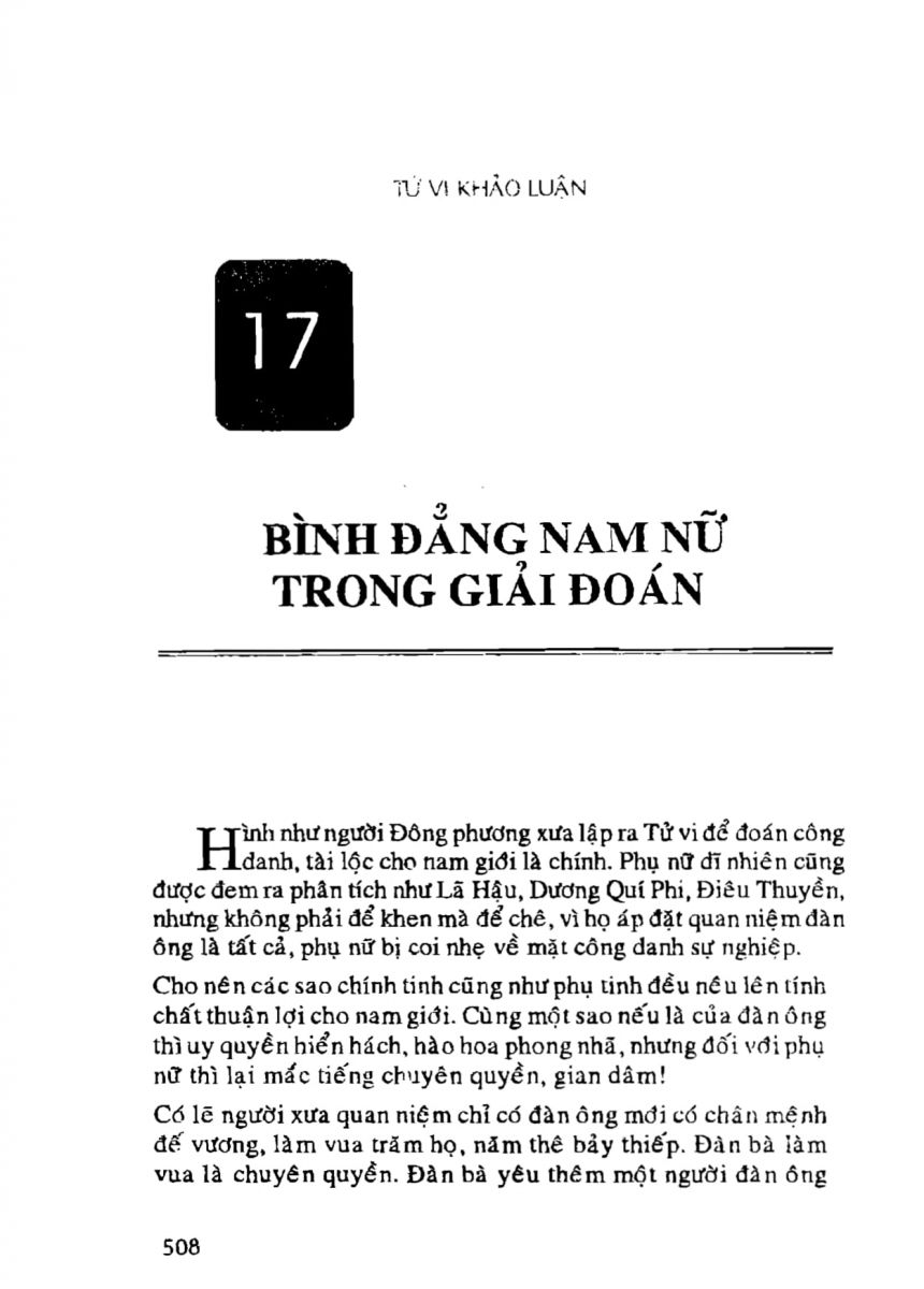 Tử Vi Khảo Luận - 508