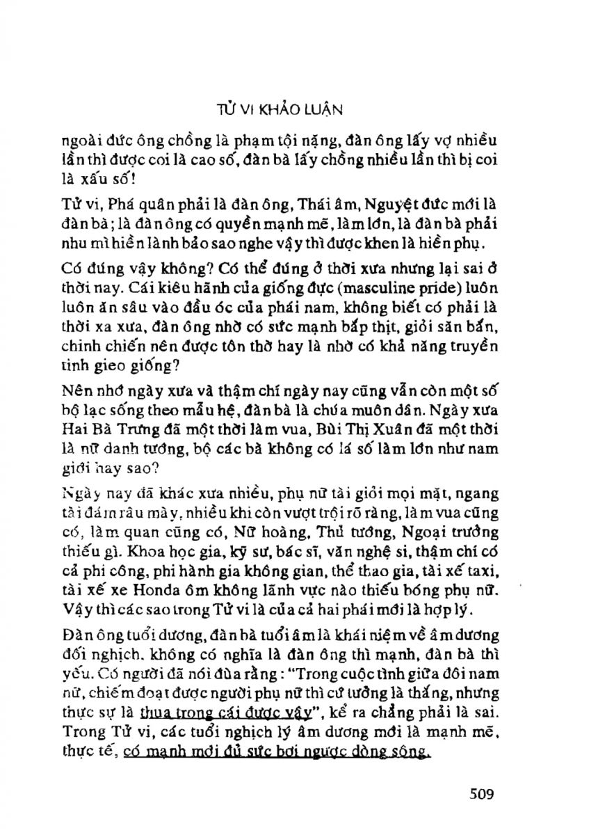 Tử Vi Khảo Luận - 509