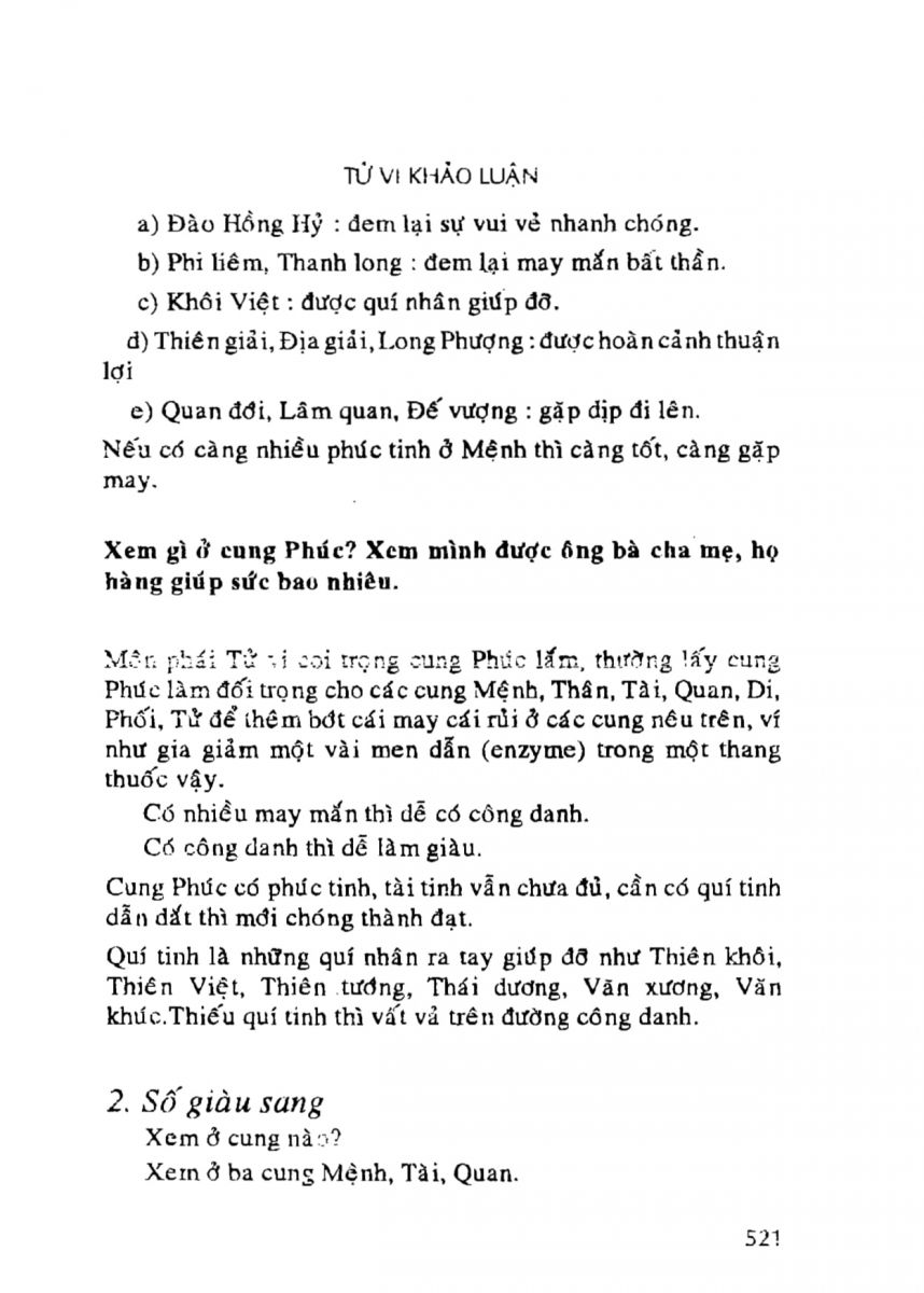 Tử Vi Khảo Luận - 521
