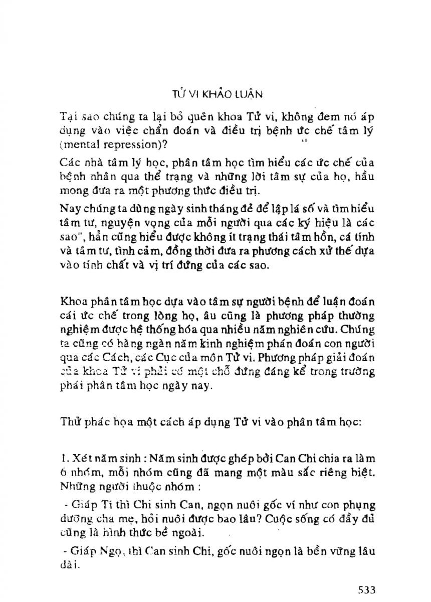 Tử Vi Khảo Luận - 533