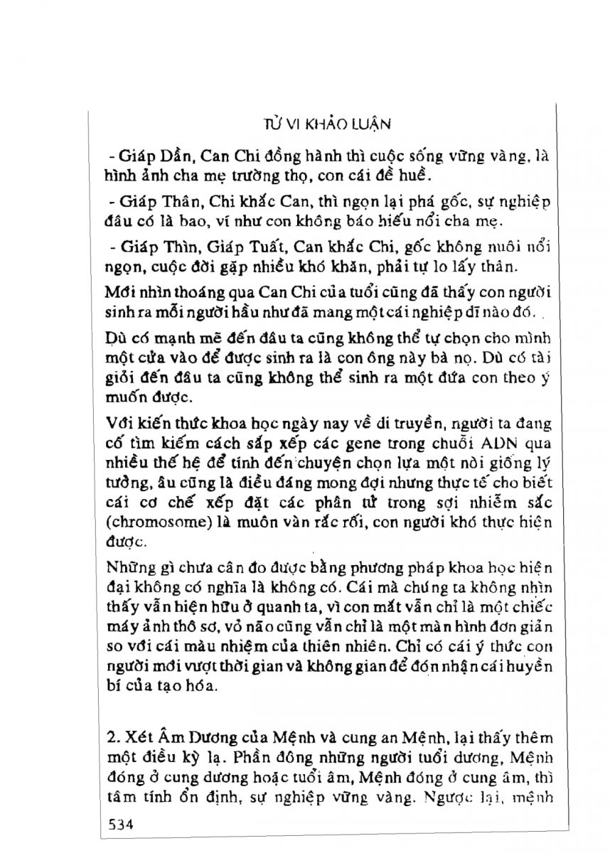 Tử Vi Khảo Luận - 534