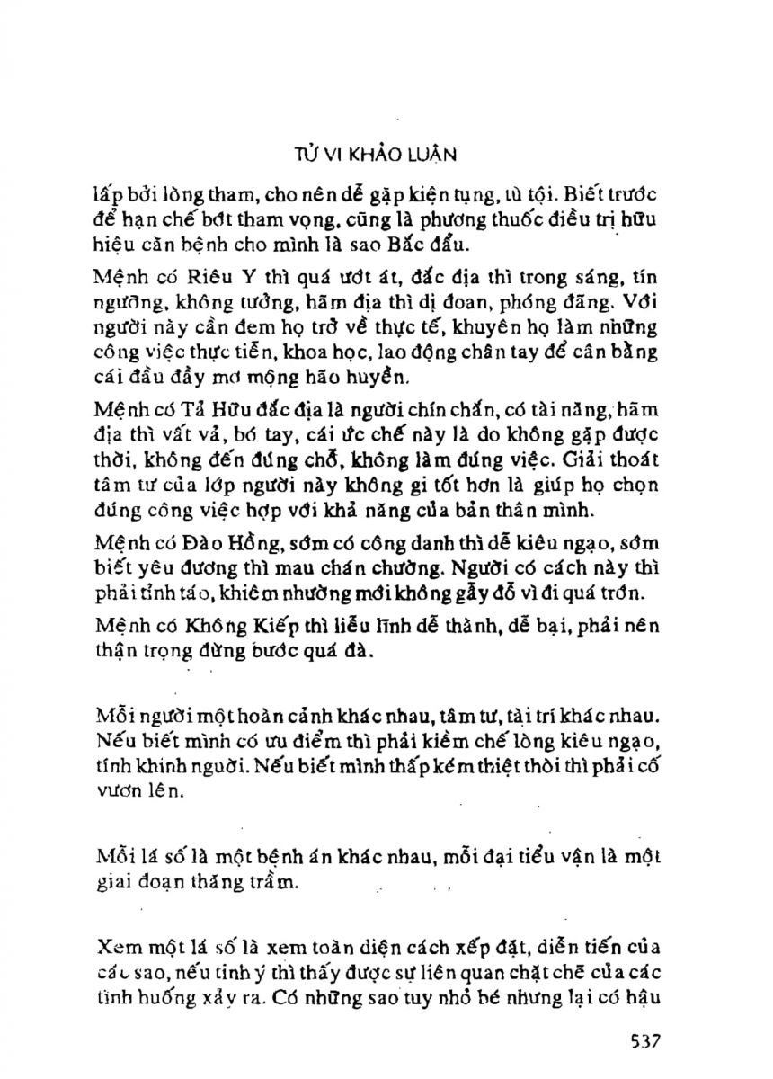 Tử Vi Khảo Luận - 537