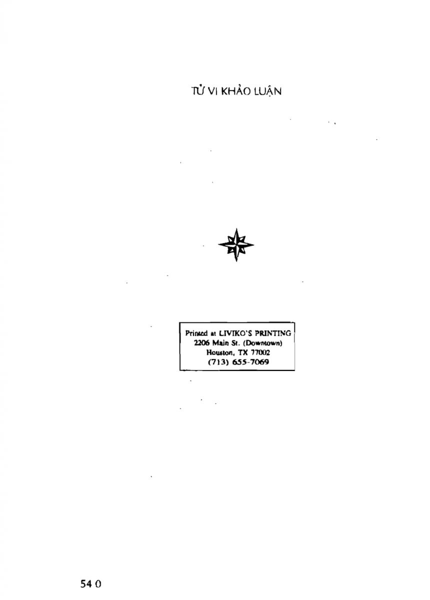 Tử Vi Khảo Luận - 540