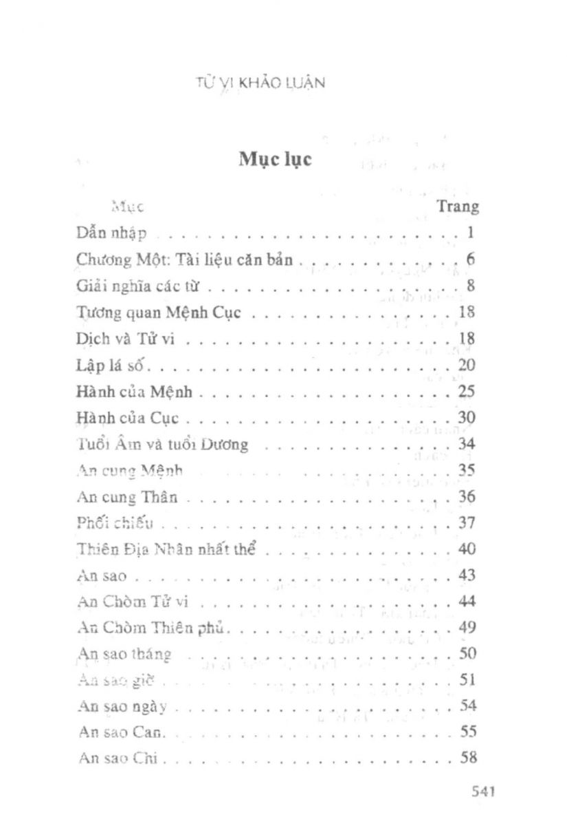 Tử Vi Khảo Luận - 541