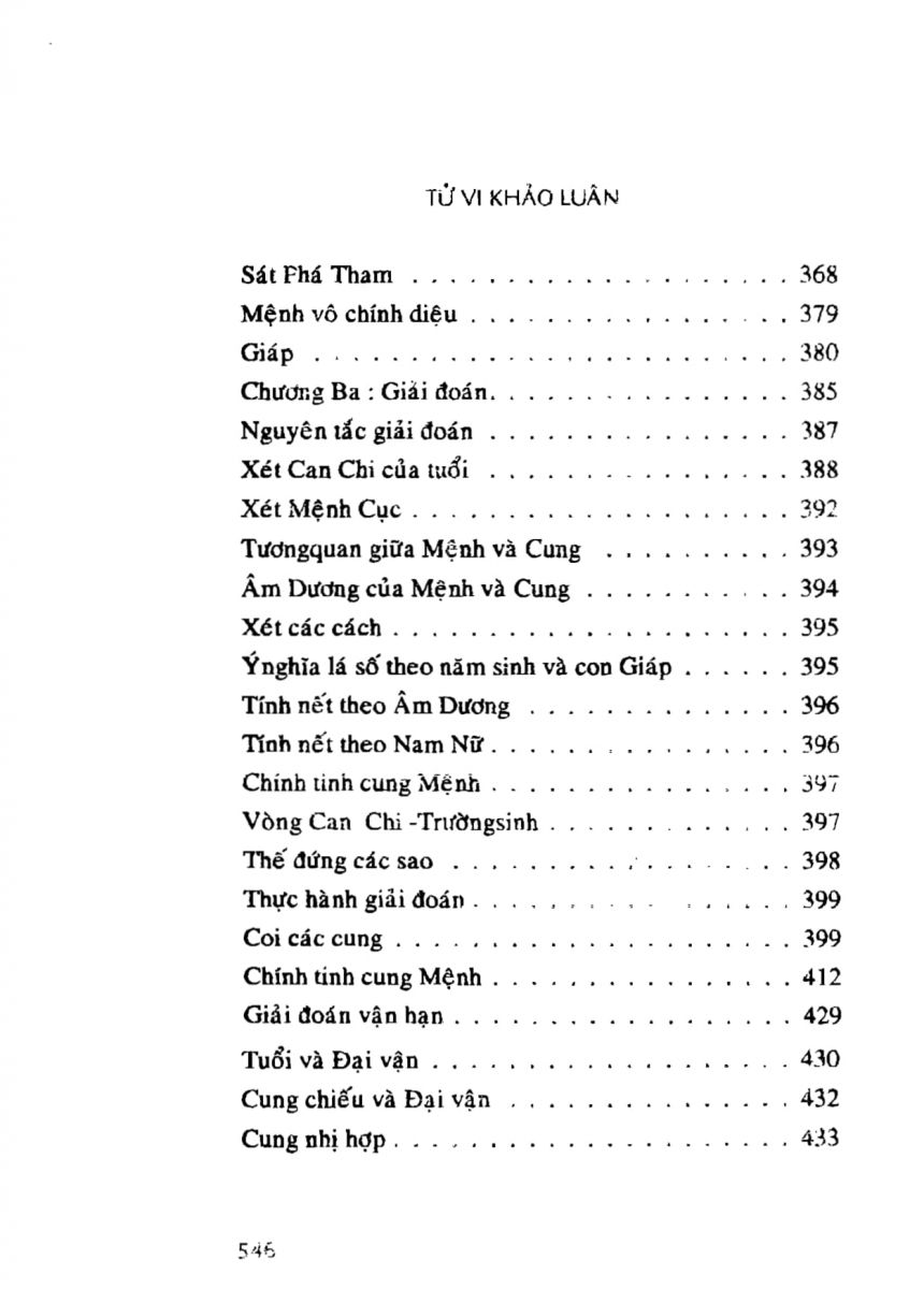 Tử Vi Khảo Luận - 546
