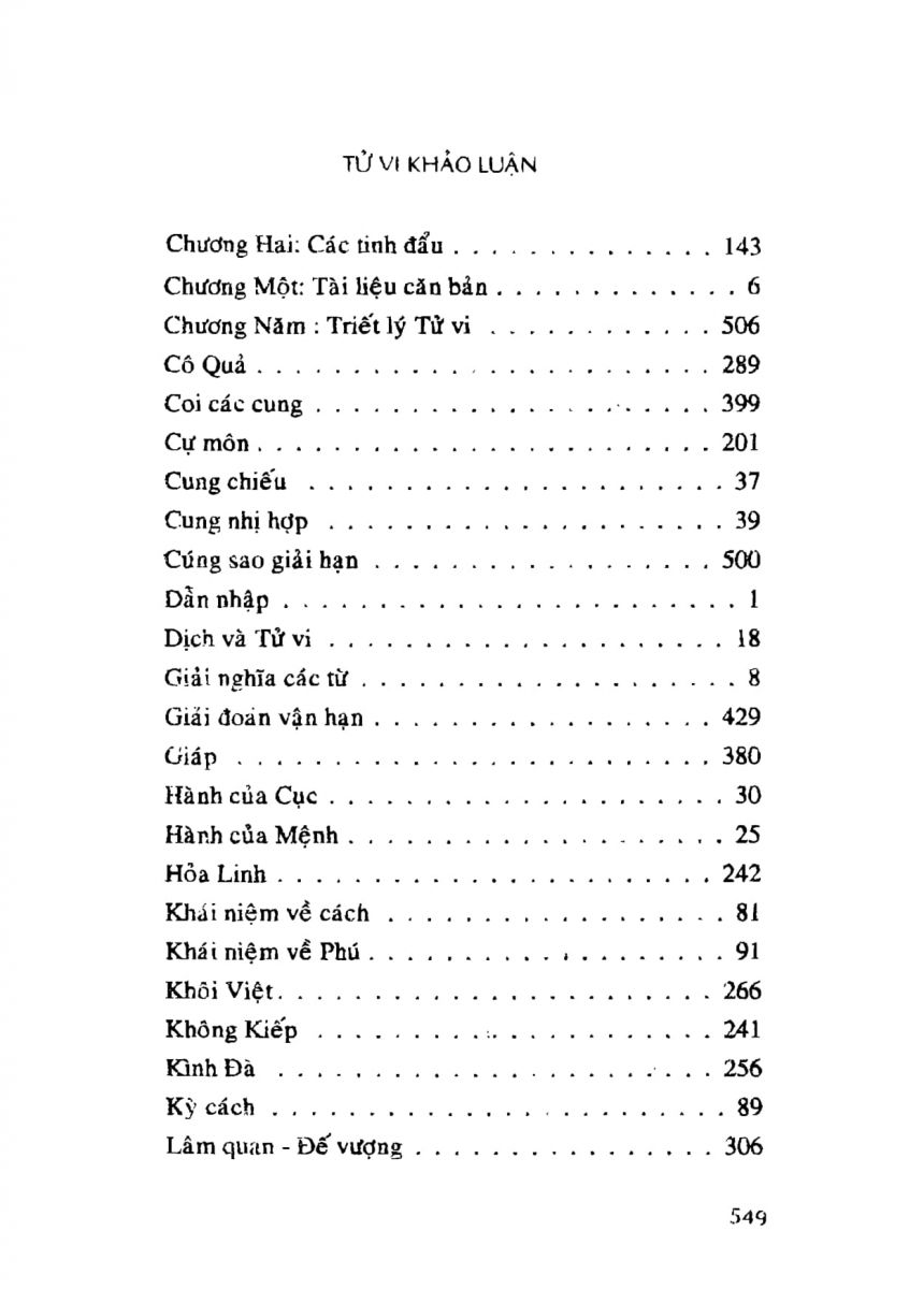 Tử Vi Khảo Luận - 549