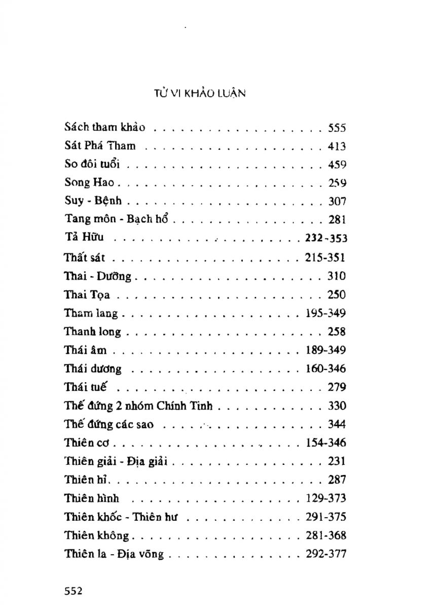 Tử Vi Khảo Luận - 552