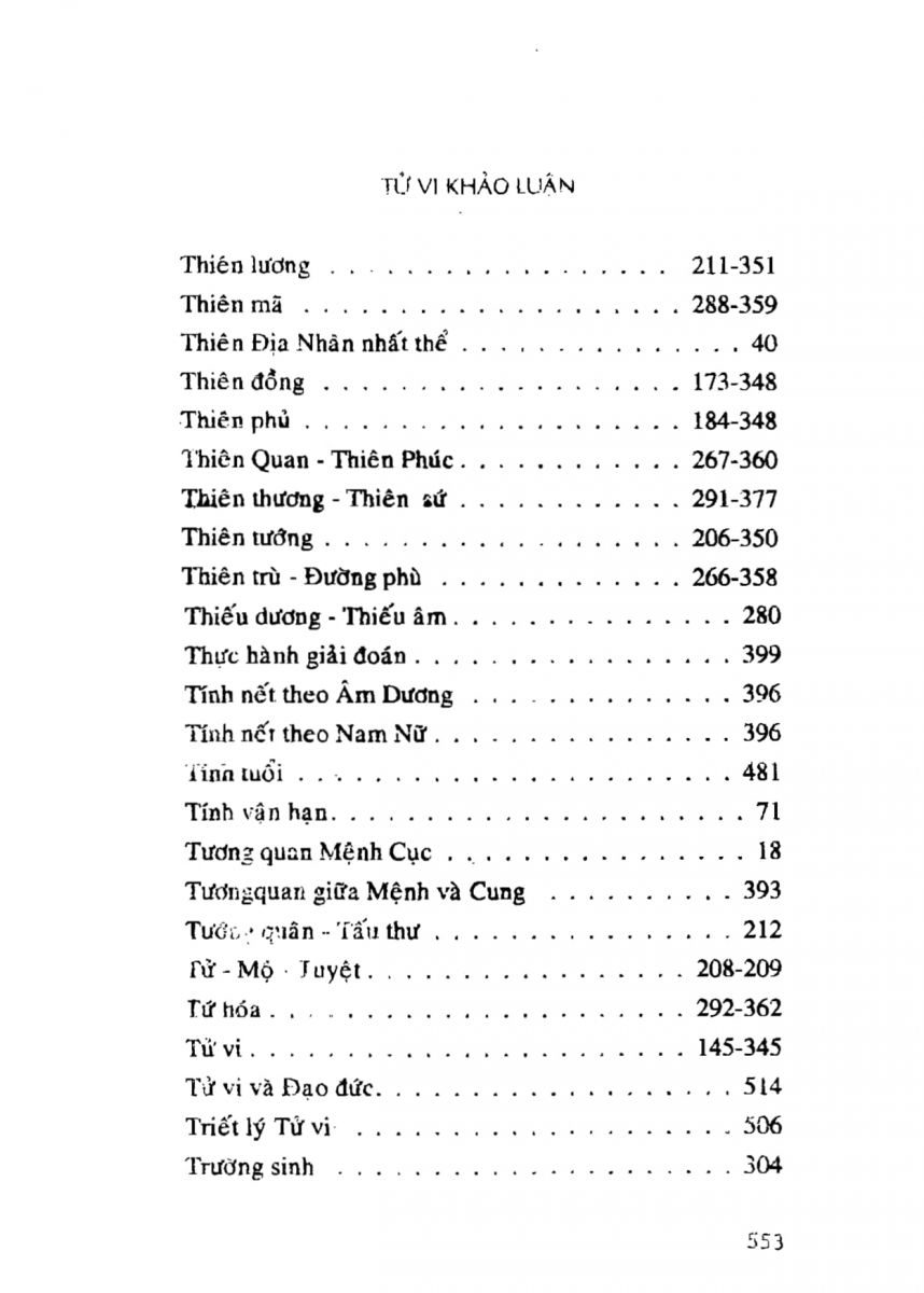 Tử Vi Khảo Luận - 553
