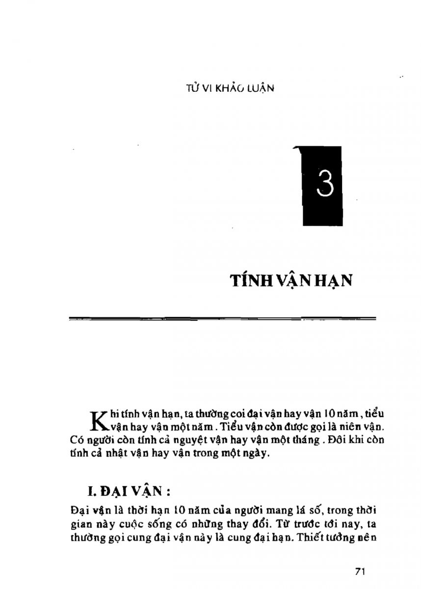 Tử Vi Khảo Luận - 71